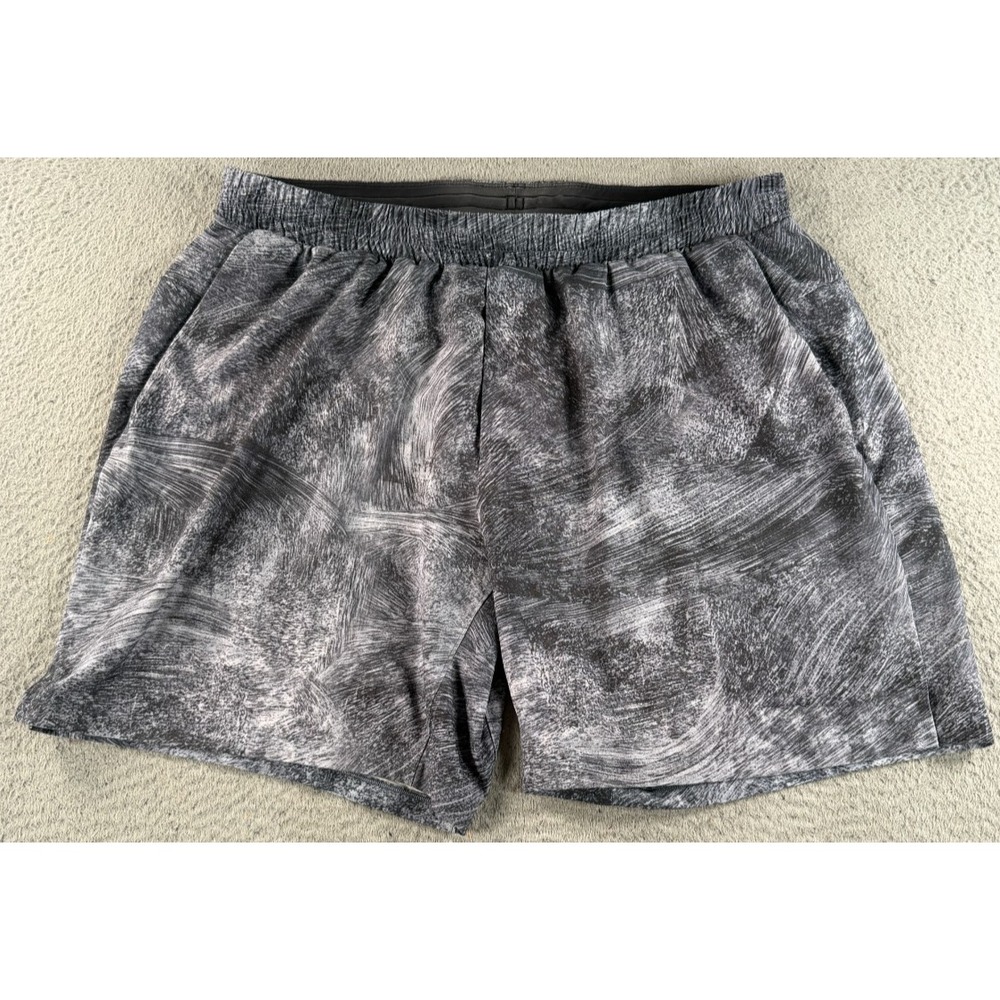 Lululemon Channel Cross Hybrid Lined Swim Shorts Mens 2xl Gray 7" Inseam